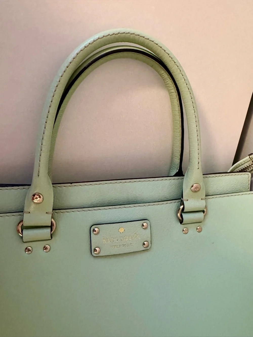 Kate Spade Cedar Street Hayden Satchel - Mint Green